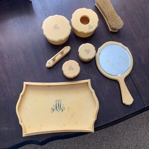 Rare vintage vanity set